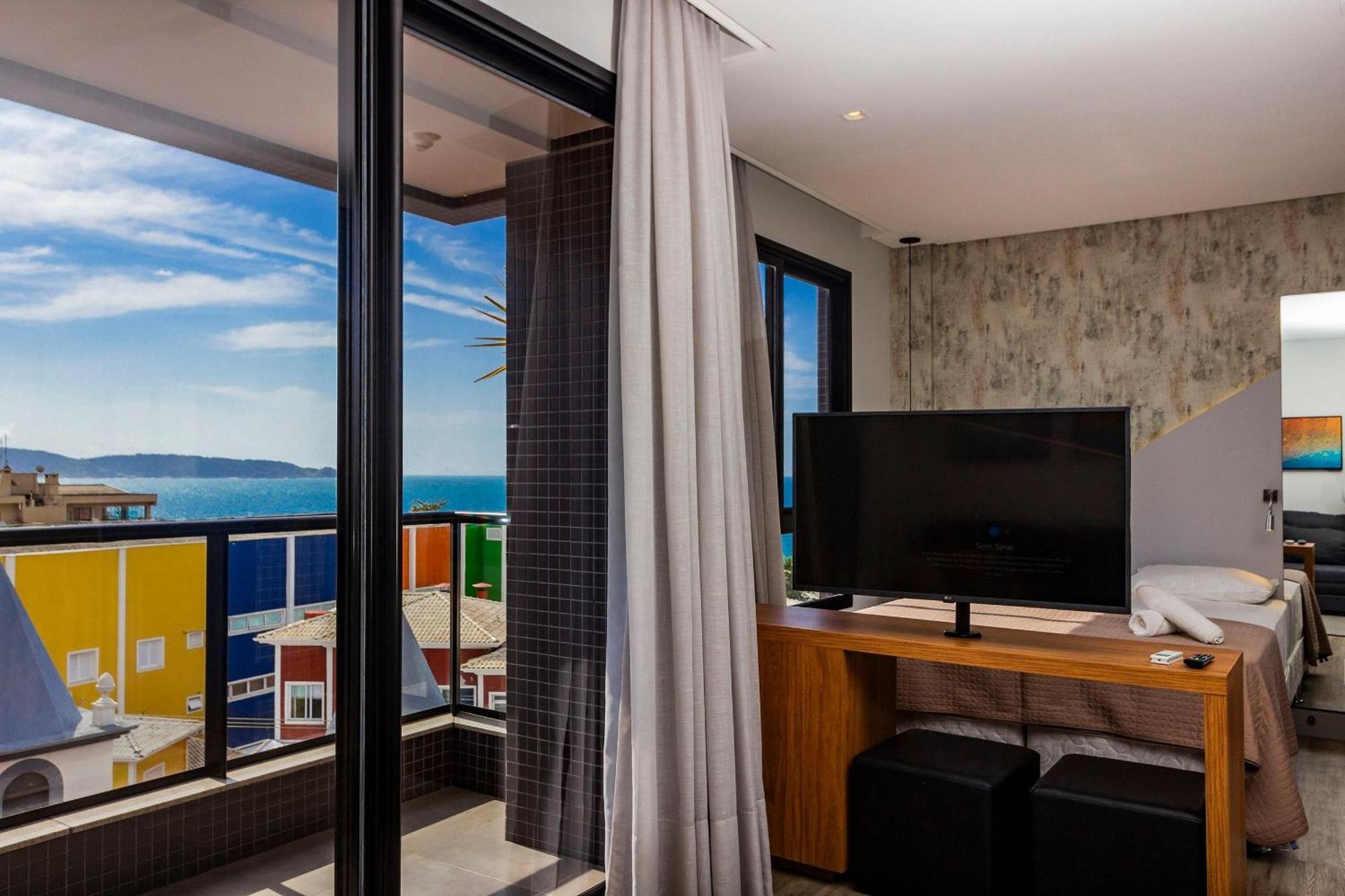 Aion Suites 303 - Lindo Apartamento Com Vista Para O Mar, A 60M Da Praia De Bombinhas, Com Piscina E Academia No Rooftop. Exterior foto